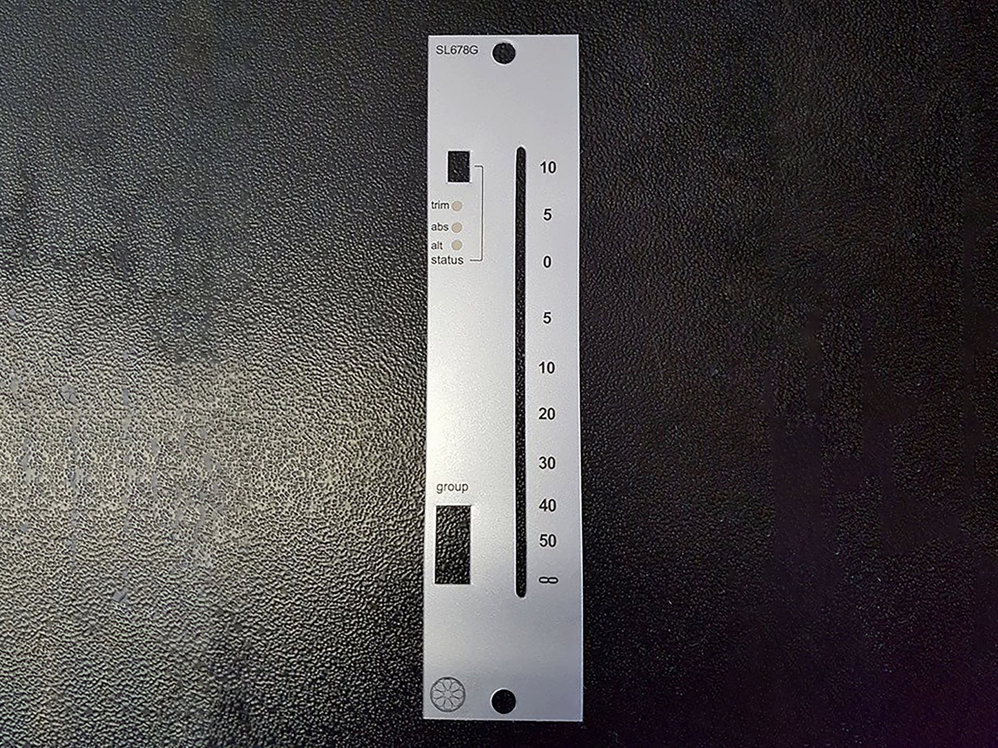 Lexan fader overlay for SSL 9000 consoles