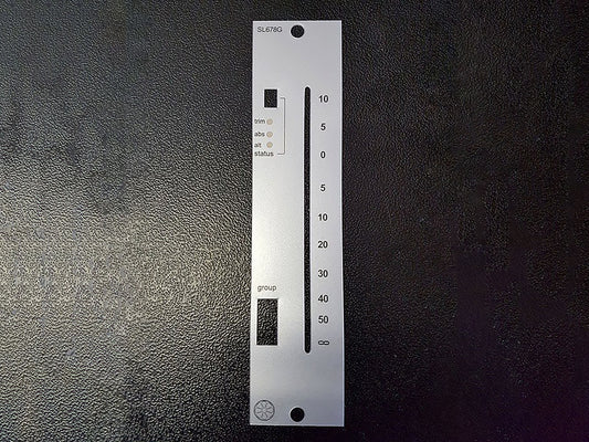Lexan fader overlay for SSL Ultimation consoles
